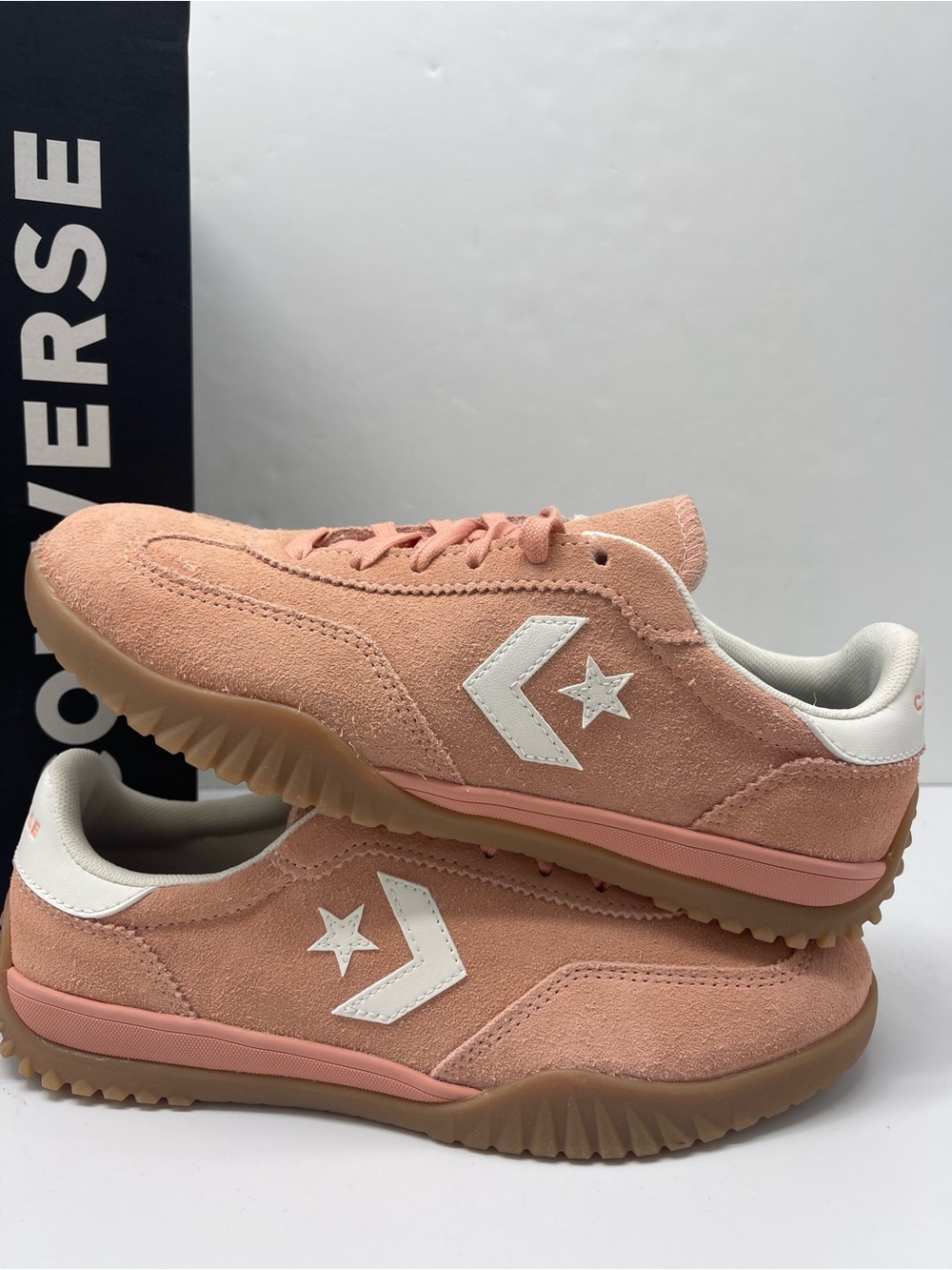 Converse WMNS All Star Low Top RUN STAR TRAINER OX FLAMINGO FADE/EGRET Sneakers - Picture 16 of 16